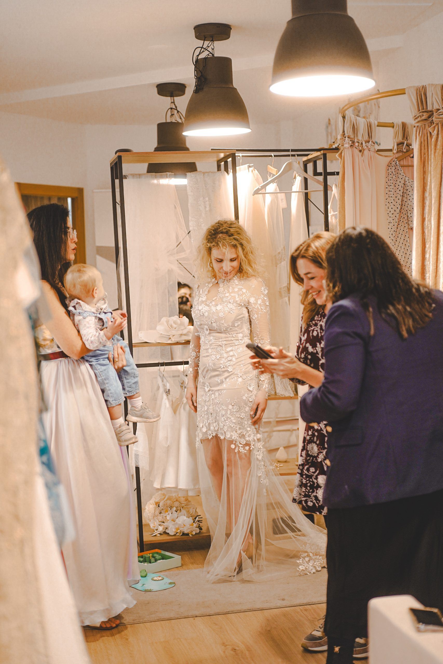 Momento chic incluso para las más pequeñas