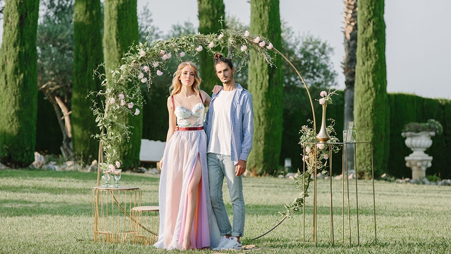 vestidos de novia y fiesta en alquiler en Barcelona