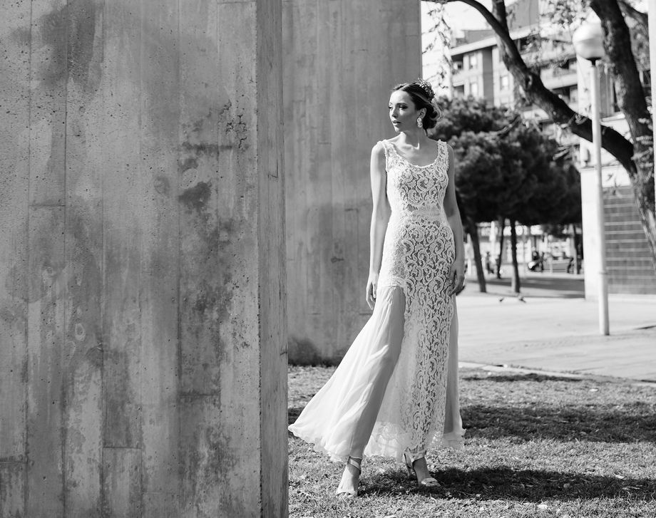 Vestido de novia retro anos 20