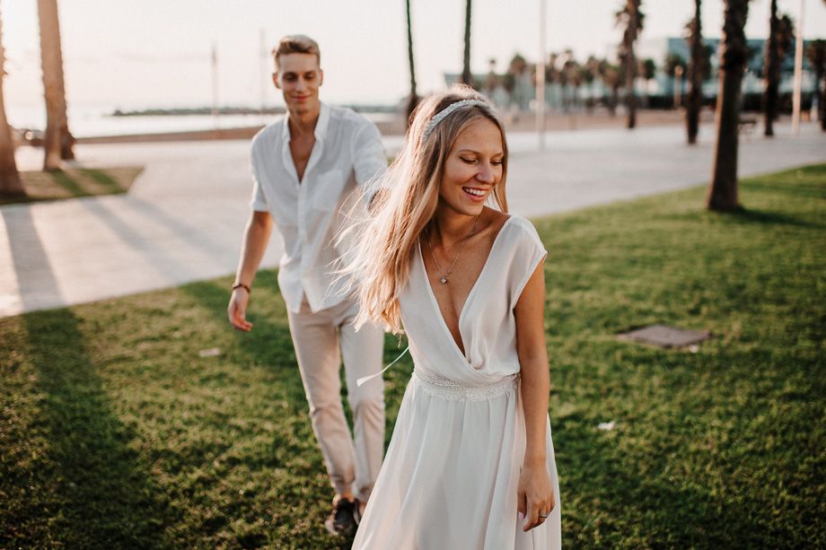 Segundo vestido de novia chifon