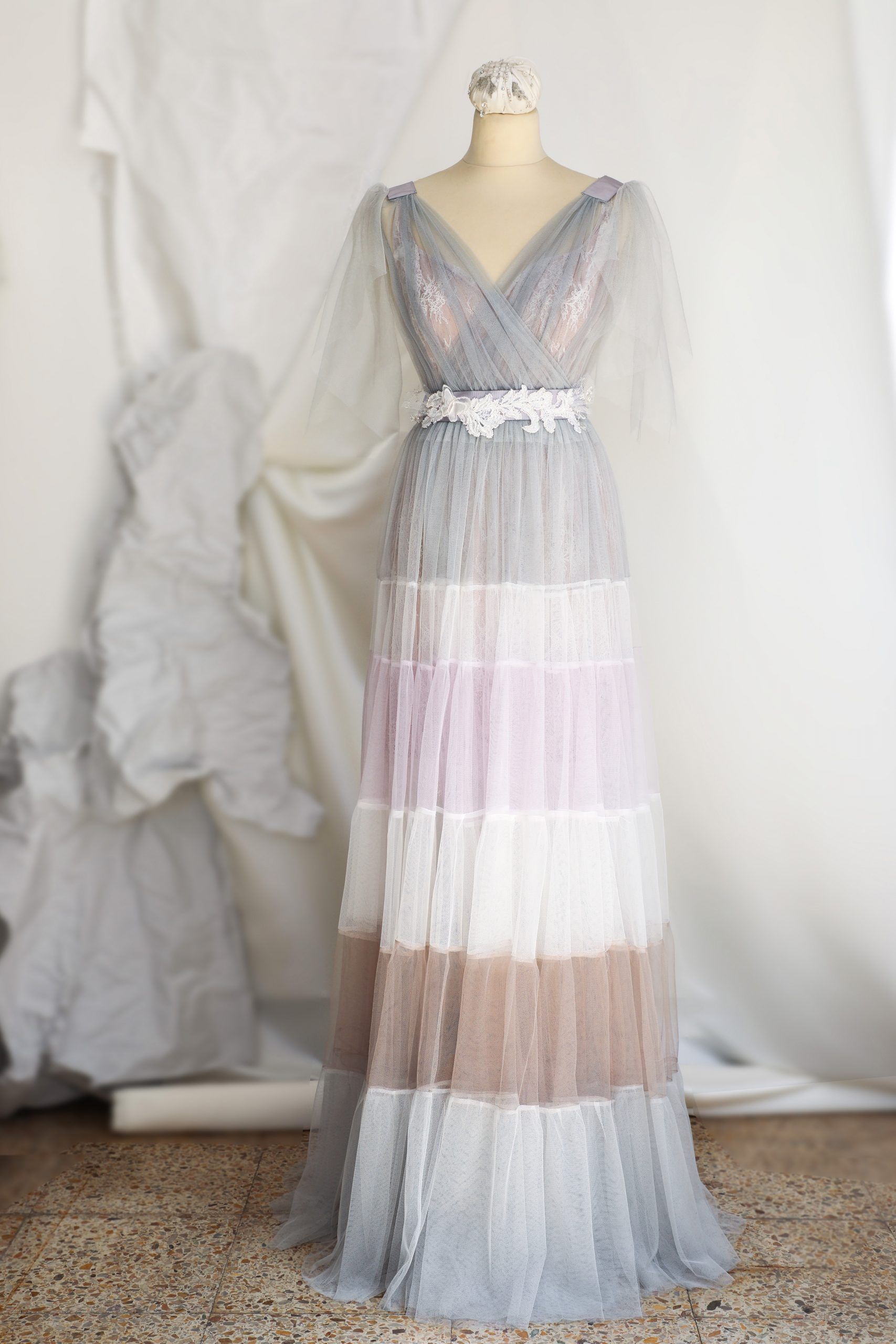 tunica de tul novia y fiesta