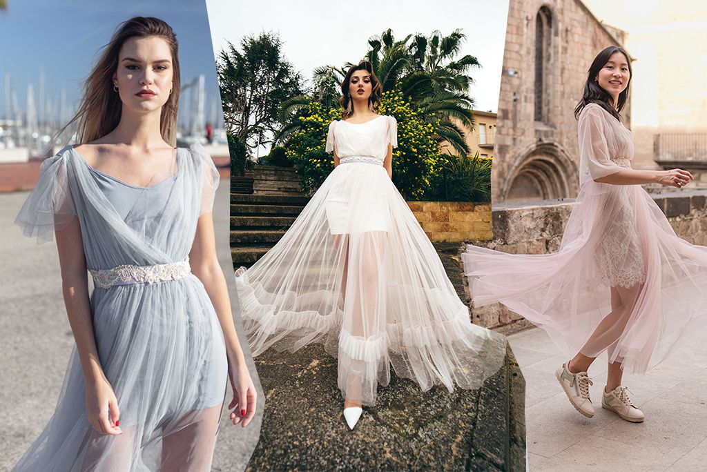 vestidos tul