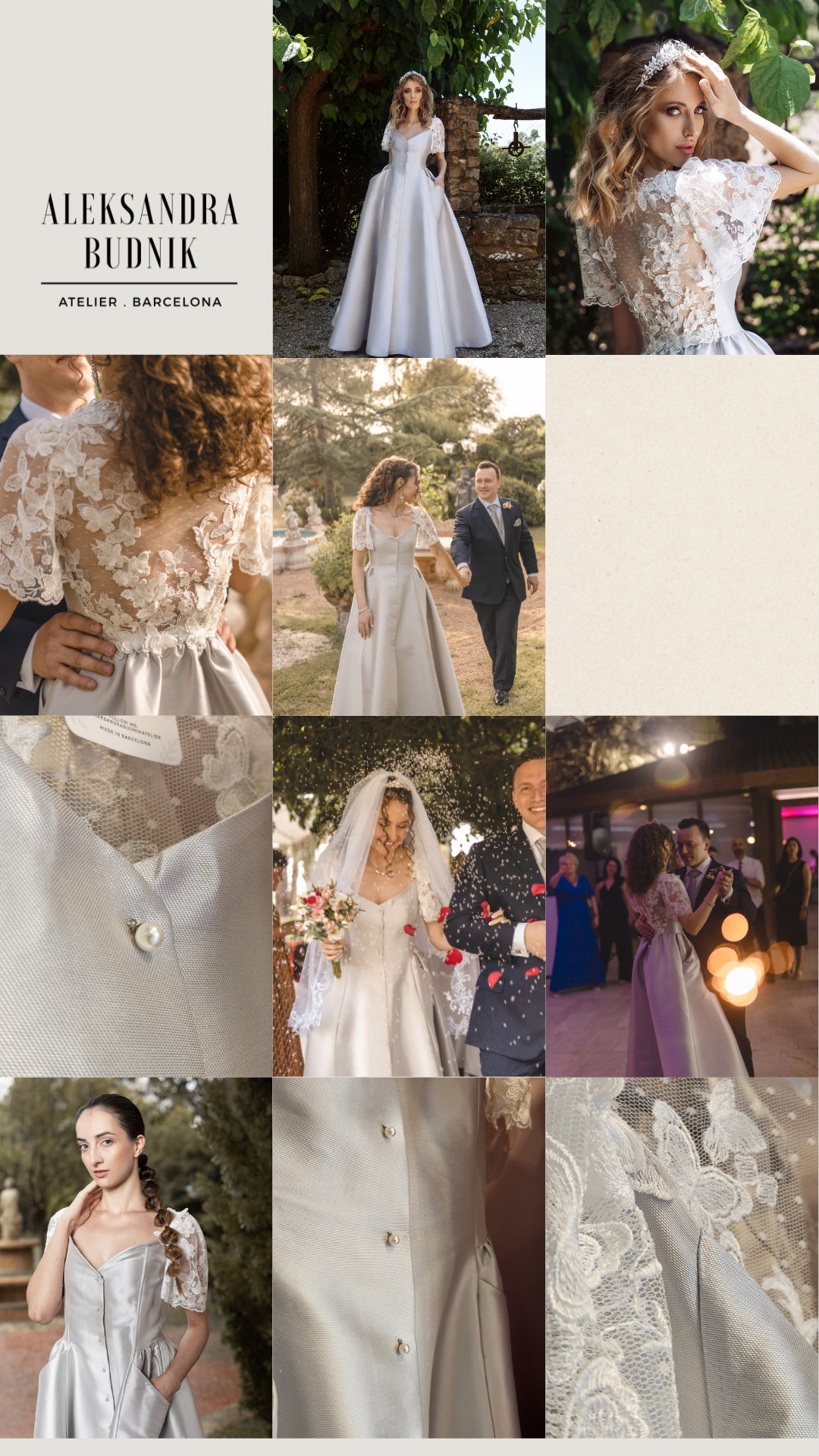 vestido de novia atelier