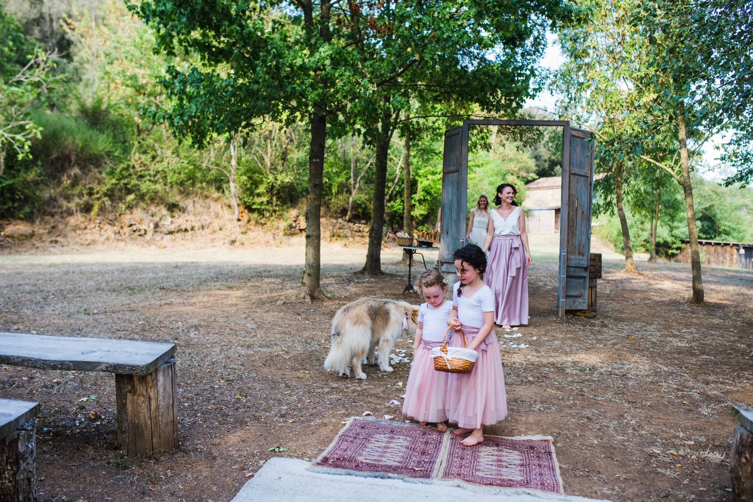 faldas de damas de honor