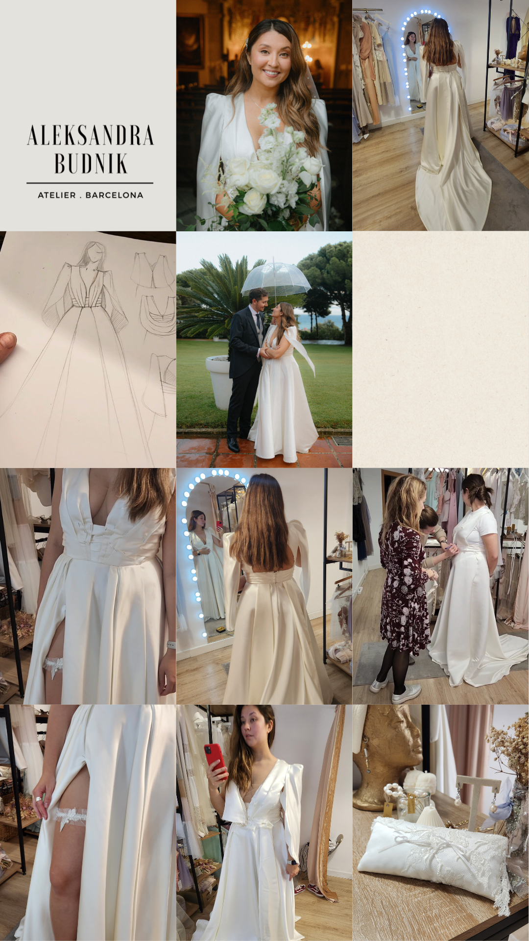 Custommade bridal dress