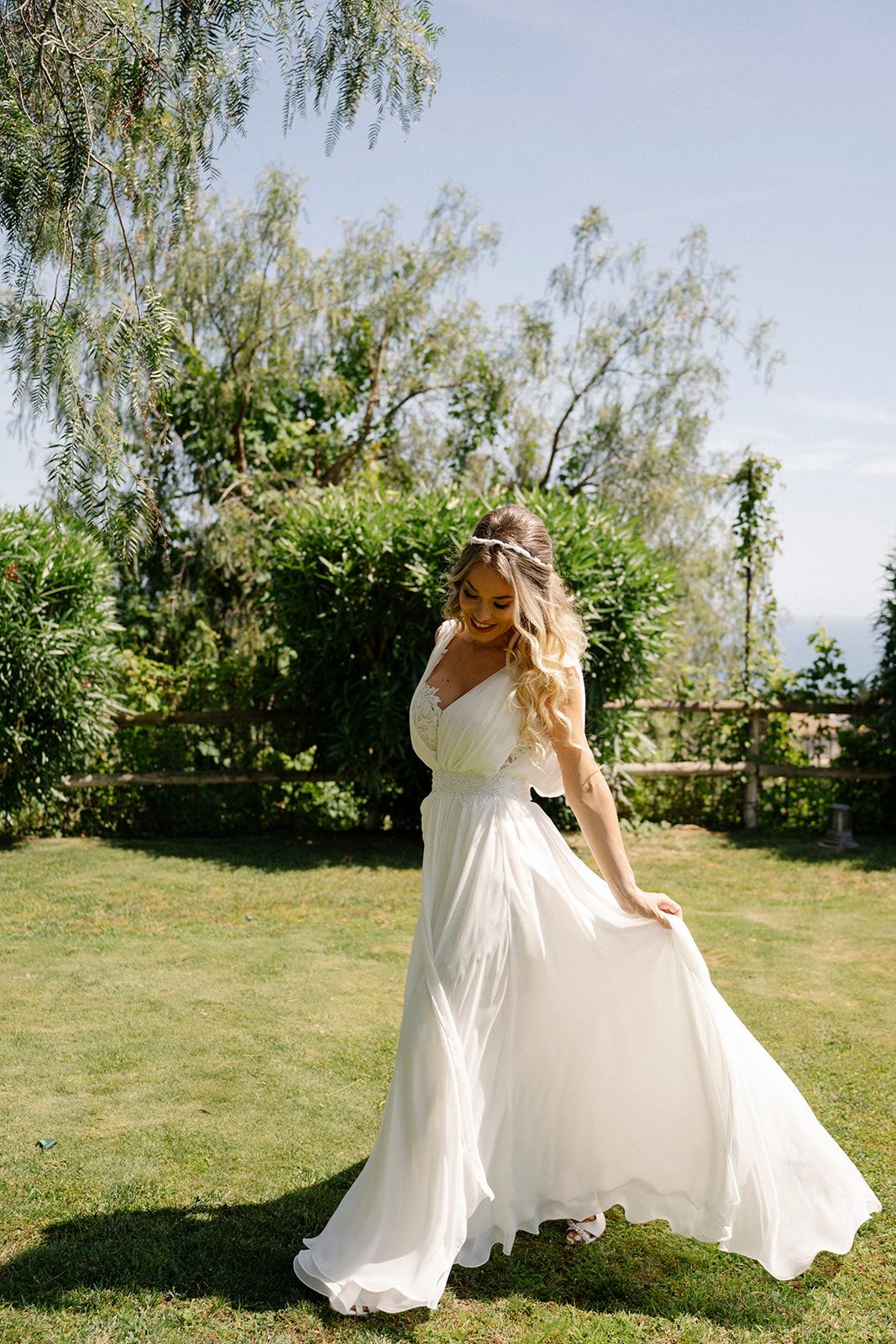 Vestidos de novia con encaje artesanal