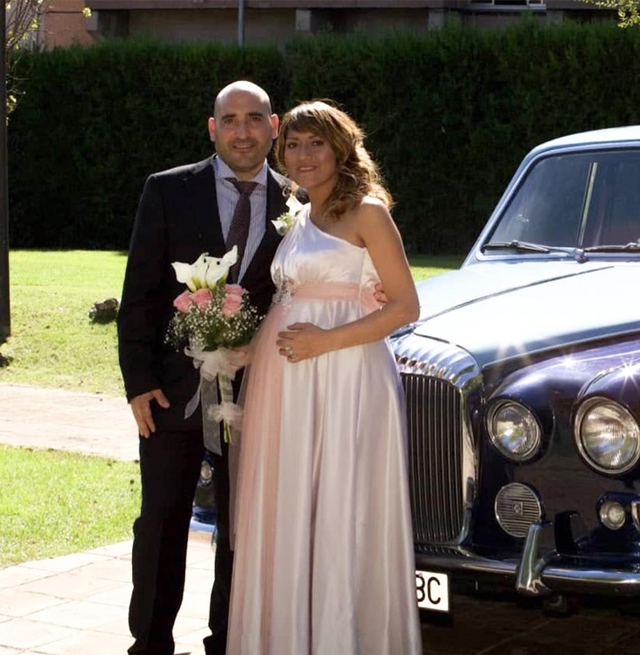 Vestido de novia embarazada a medida