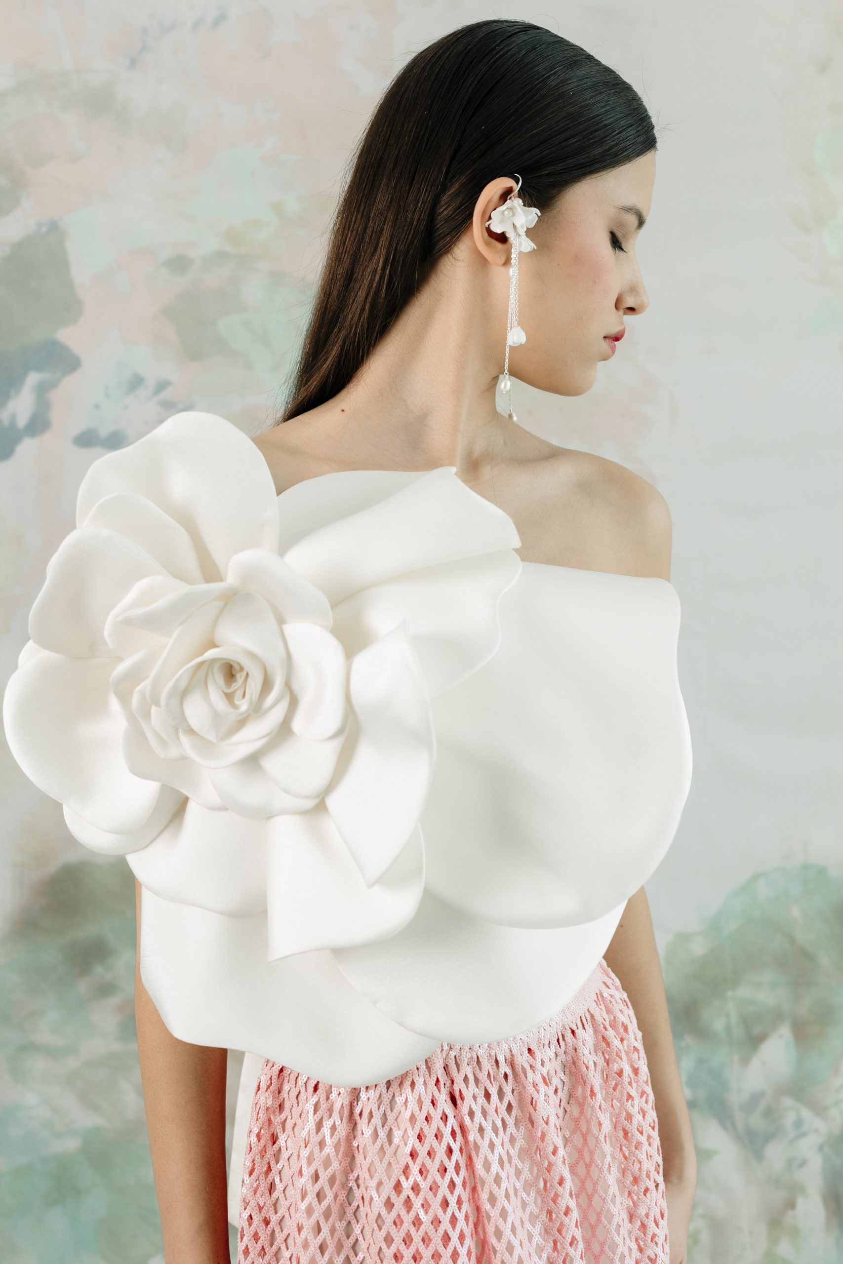 Vestido de novia versatil de tres piezas