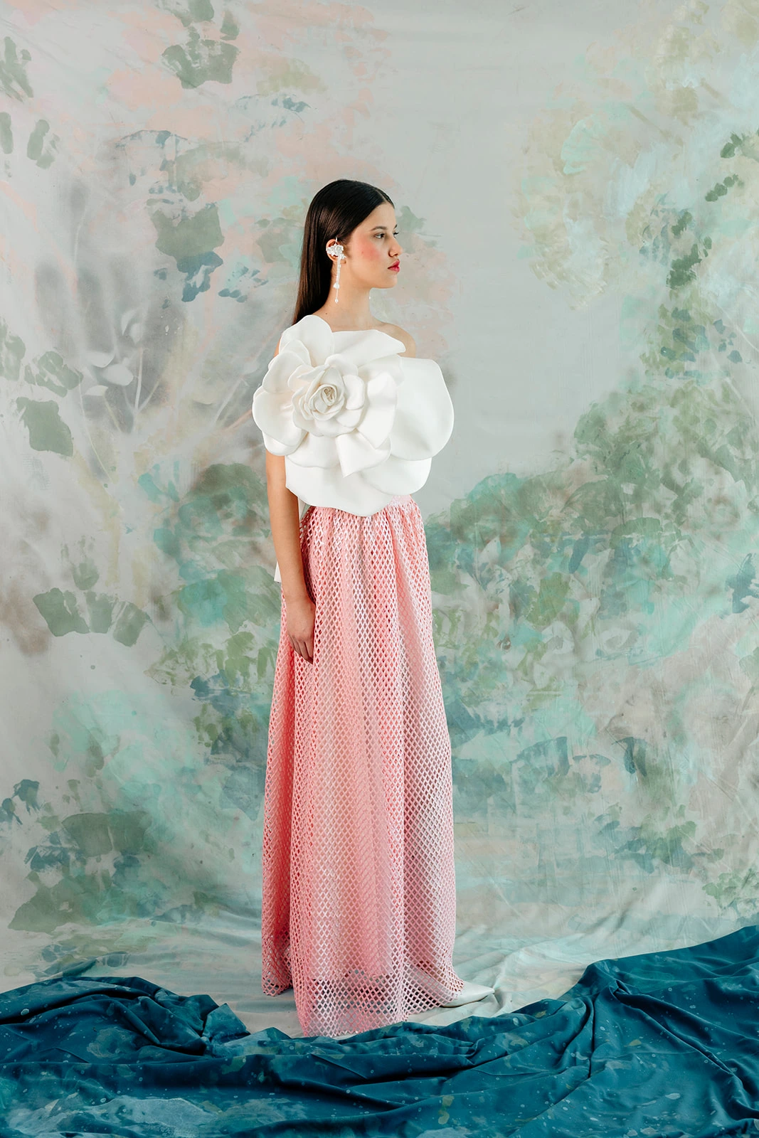 flor accesorio de novia versatil